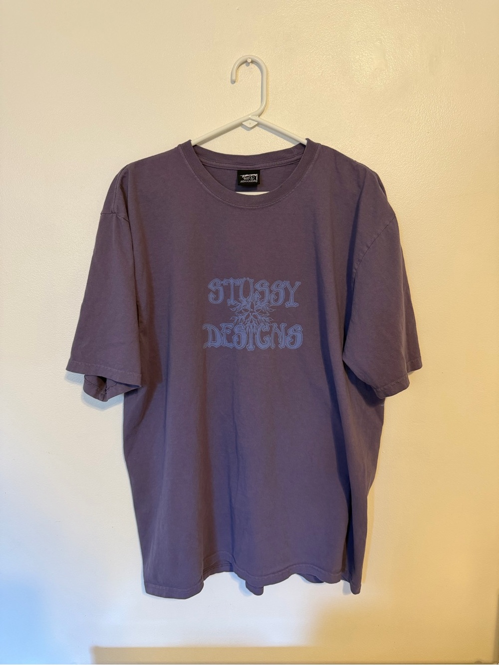 Stussy Wes Palm T-shirt Grape SZ L